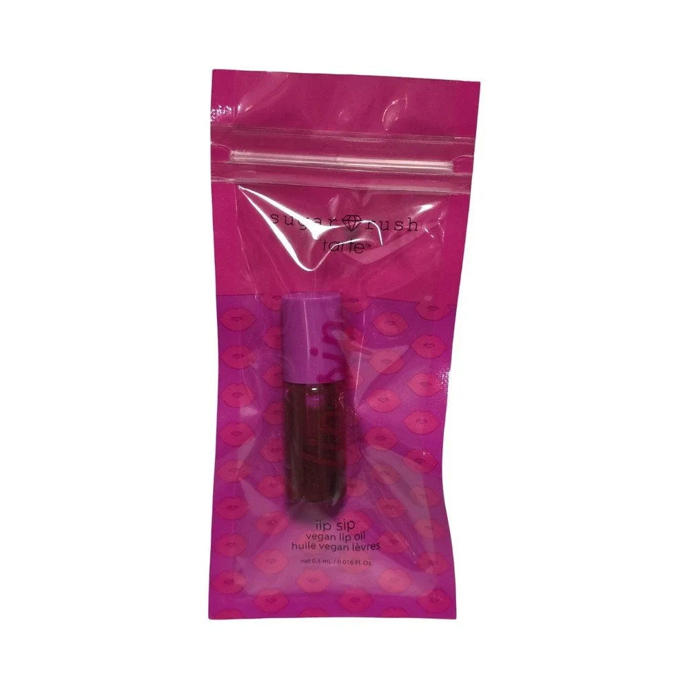 Tarte Sugar Rush Lip Sip Vegan Lip Oil Dragon Fruit Mini 0.5ml NEW